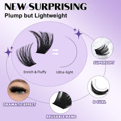 B&Qaugen DIY lashes ideal for at-home salon-like results.