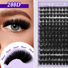 BandQaugen feathery fibers close-up highlighting soft, lightweight lashes