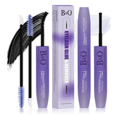 B&Qaugen Lash Bond bottle with wider brush for consistent, efficient glue application.