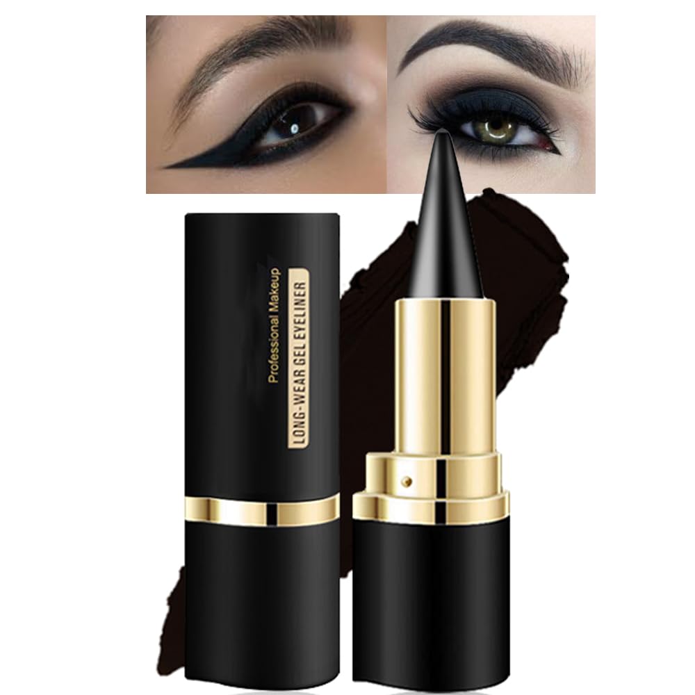 BangFeng Ultra-Pigmented Black Eyeliner shows matte finish for bold goth looks
