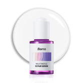 BANO Milk Thistle Repair Serum bottle showing calm hydration for sensitive skin