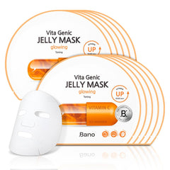 Bano Vita Genic jelly mask pack ready for hydration and glow.