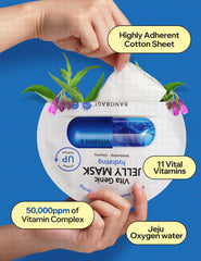 BANOBAGI Vita Genic Jelly Mask lightweight gel formula for easy daily use