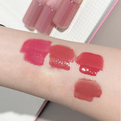 Baorder lip gloss color swatches show buildable shades for daily or bold looks
