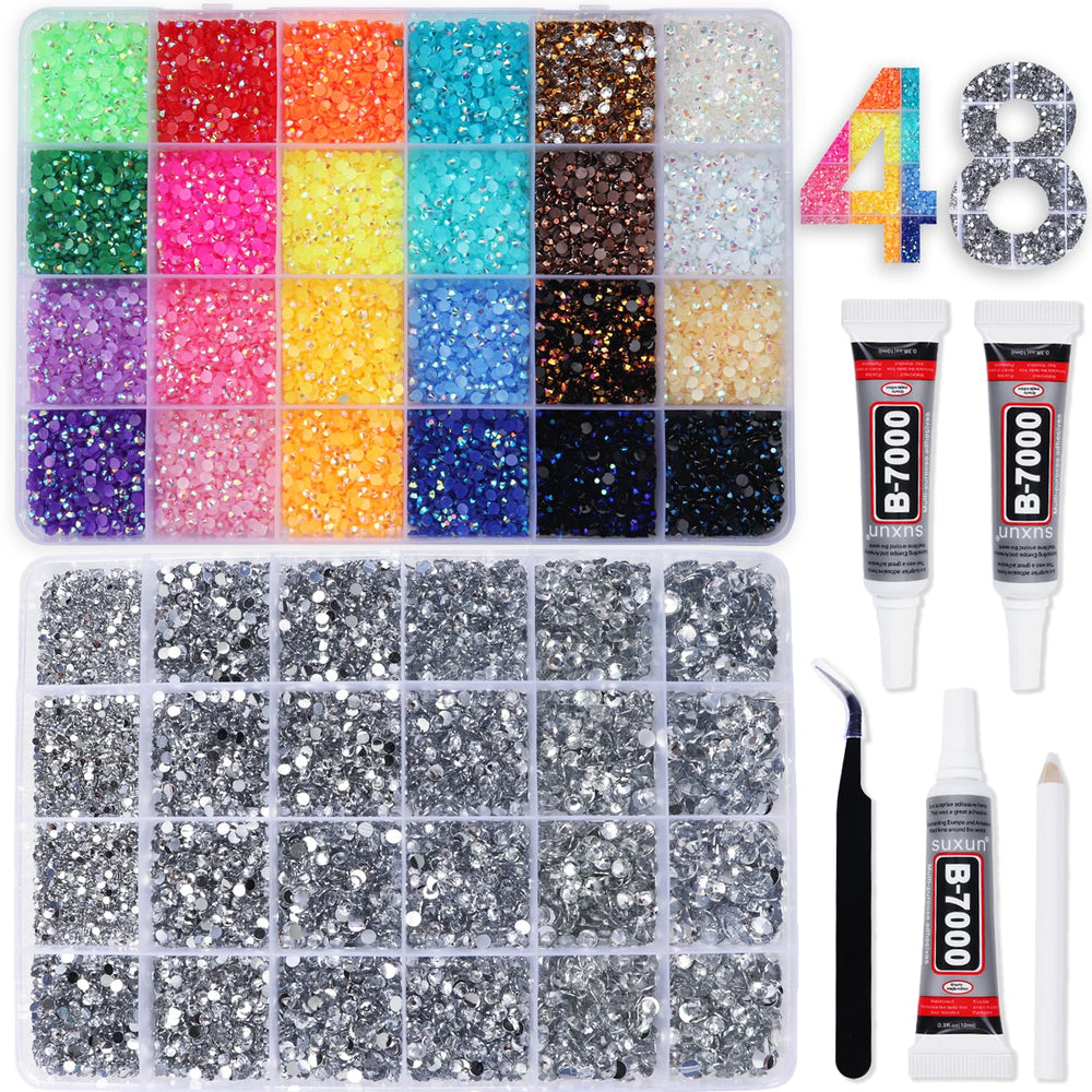 BAOYAALIN rhinestones 3mm mixed colors for vibrant diamond art and bling embellishments