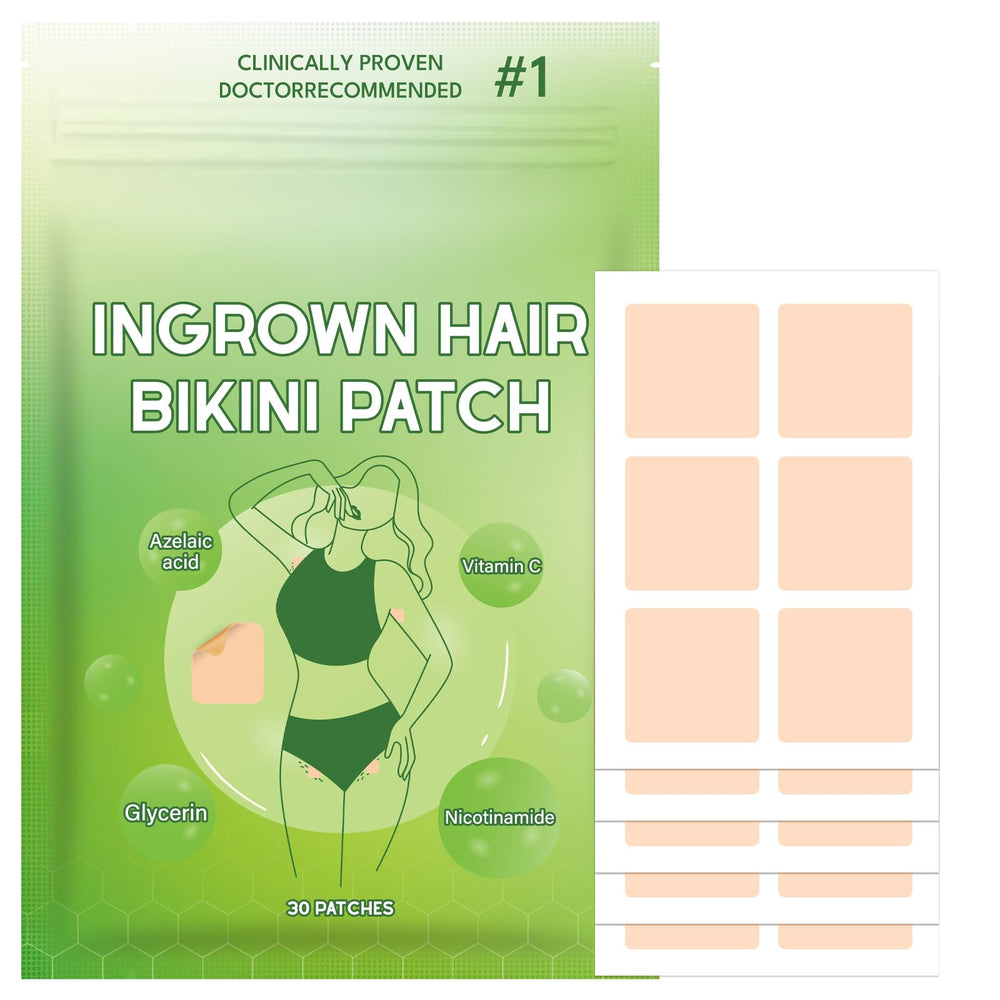 Bapbalolo ingrown hair patch on bikini area blends with skin tone for smooth wear