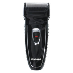 Barbasol rechargeable foil shaver front view for quick, close shaves at home.