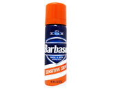 Barbasol Sensitive Skin Shave Cream travel 2 oz cushion for a smooth shave