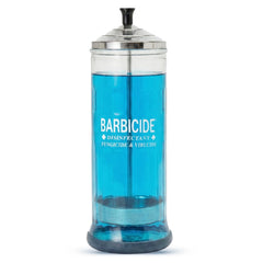 BARBICIDE disinfecting jar with large 37 oz capacity for professional tool sanitizing