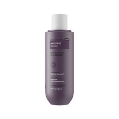 Bare Anatomy Anti Frizz Shampoo label highlights key smoothing ingredients