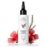 Bare Anatomy Nature x Science rosemary hibiscus oil bottle for scalp nourishment.