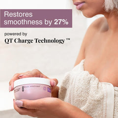 Bare Anatomy mask texture swirl highlights creamy hydration for dry hair.