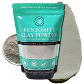 Bare Essentials Living Bentonite clay powder 5lb pack for detox masks and baths.