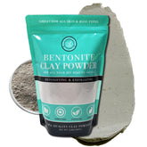 Bare Essentials Living Bentonite Clay Powder for a facial mask, helping balance oil and impurities.