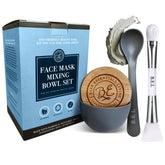 Bare Essentials Living clay face mask bowl with bamboo lid, ideal for DIY skincare sessions.