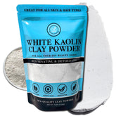 Bare Essentials Living White Kaolin Clay Powder 5 lb bag for DIY beauty applications.