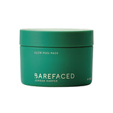Barefaced Glow Peel Pads jar closeup for smoother skin