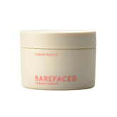 Barefaced Toning Pads II packshot highlighting 60-count container for brightening and cleansing.