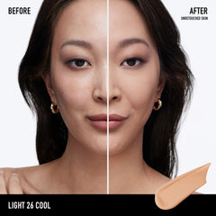 bareminerals Barepro 24HR swatches display diverse shade range for true color match