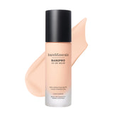 Bareminerals Barepro 24HR Wear foundation bottle with matte finish for long-lasting wear.