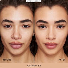 bareMinerals Complexion Rescue SPF 30 mineral sunscreen protects UVA/UVB.