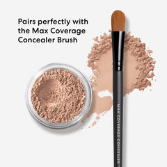 bareMinerals SPF 20 concealer Honey Bisque on shelf highlighting cruelty-free packaging.
