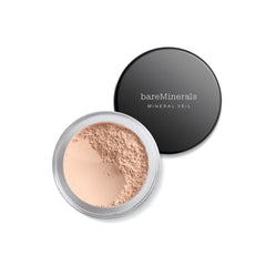 bareMinerals Mineral Veil translucent powder jar shows a weightless finish for daily wear.