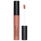 BareMinerals Mineralist lasting matte lipstick cap closeup with sleek packaging and long-lasting finish.