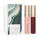 bareMinerals Mineralist Lip Gloss-Balm Serenity swatch shows sheer color with a glossy shine.
