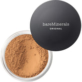 bareMinerals Original Foundation packaging shows compact design for travel with Warm Tan 22.