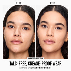 bareMinerals texture close-up reveals natural glow and refined finish.