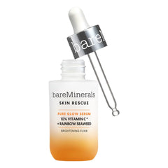 bareMinerals Skin Rescue Serum bottle with dropper brightening skin
