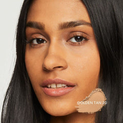 BareMinerals vegan talc-free formula close-up on skin