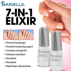 Barielle 7-In-1 Elixir Nail Treatment brush applying product