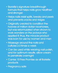 BARIELLE Cream absorbing into nails demonstrates quick penetration
