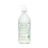 BARR-CO Fir & Grapefruit lotion bottle on display, signaling eco-friendly packaging