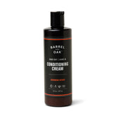 Barrel & Oak Leave-In Cream bottle for daily conditioning and shine.