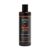 Barrel & Oak 2-in-1 bottle for quick cleansing and conditioning.