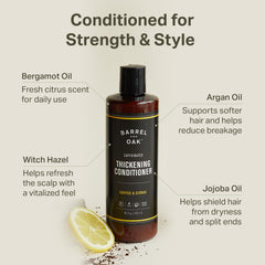 Barrel & Oak gift box packaging for vegan grooming set