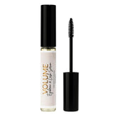 Bask & Lather lash serum bottle pour demonstrates easy nightly application for lashes.