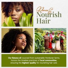 Hair ends treated with BatanaCo oil after washing for smoother shine.