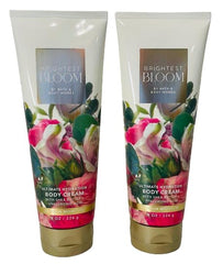 Bath & Body Works Brightest Bloom cream close-up with rich hydration for smooth skin.