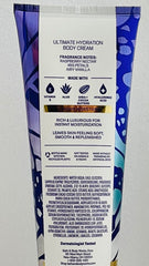 Butterfly Body Cream 8oz bottle showcases seasonal artwork and a fruity-floral fragrance