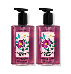 Bath & Body Works Champagne Toast hand gel bottle provides quick moisture and a light fruity scent.