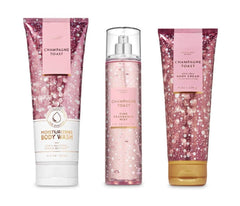 Bath & Body Works Champagne Toast moisturizing wash bottle with creamy lather for daily cleansing.