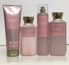 Bath & Body Works Champagne Toast shower gel bottle offers a refreshing cleanse with sparkling notes.