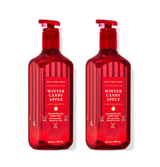 Bath and Body Works cleansing gel hand soap in Winter Candy Apple for soft hands and fresh fragrance