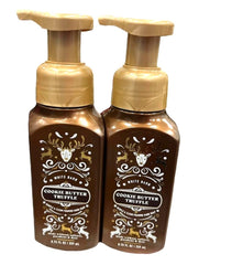 Bath & Body Works Cookie Butter Truffle bottle artwork features seasonal colors while keeping hands fresh