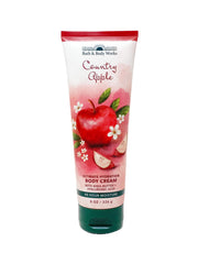 Bath and Body Works Country Apple body cream, rich texture locks in moisture.