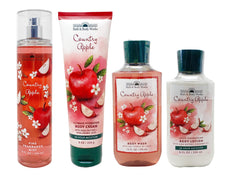 Bath and Body Works Country Apple Deluxe Gift Set packaging, gift-ready presentation for special occasions.